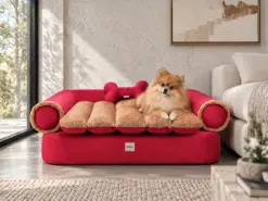 Cama para perros Sofa Queen Vino