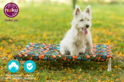 Cama para perros Hamaca Skull & Bones Naranja