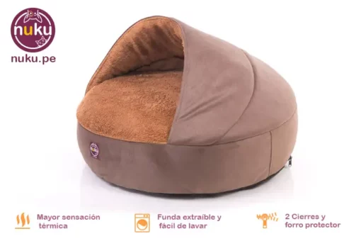 Cama para perros pequeños lavable – Cama redonda para perros y gatos delivery a todo el Peru – Cama redonda para mascotas para perros y gatos.