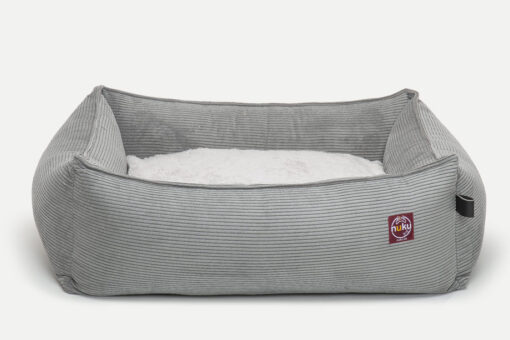 Cama para perro Cotelé Gris - Imagen 5