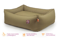 Cama para perro Impermeable Vincent Olivo