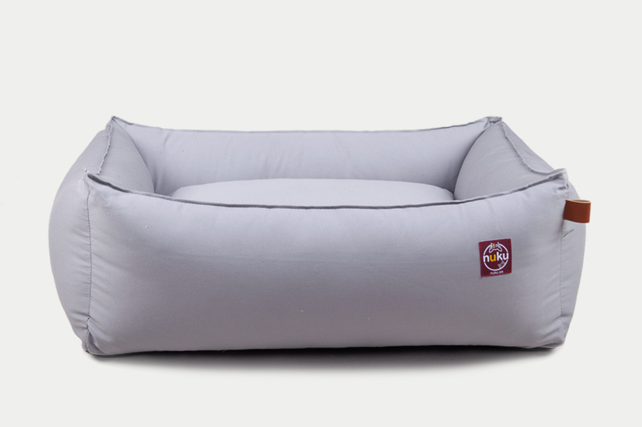 Cama para perro de 100% algodón Vincent gris