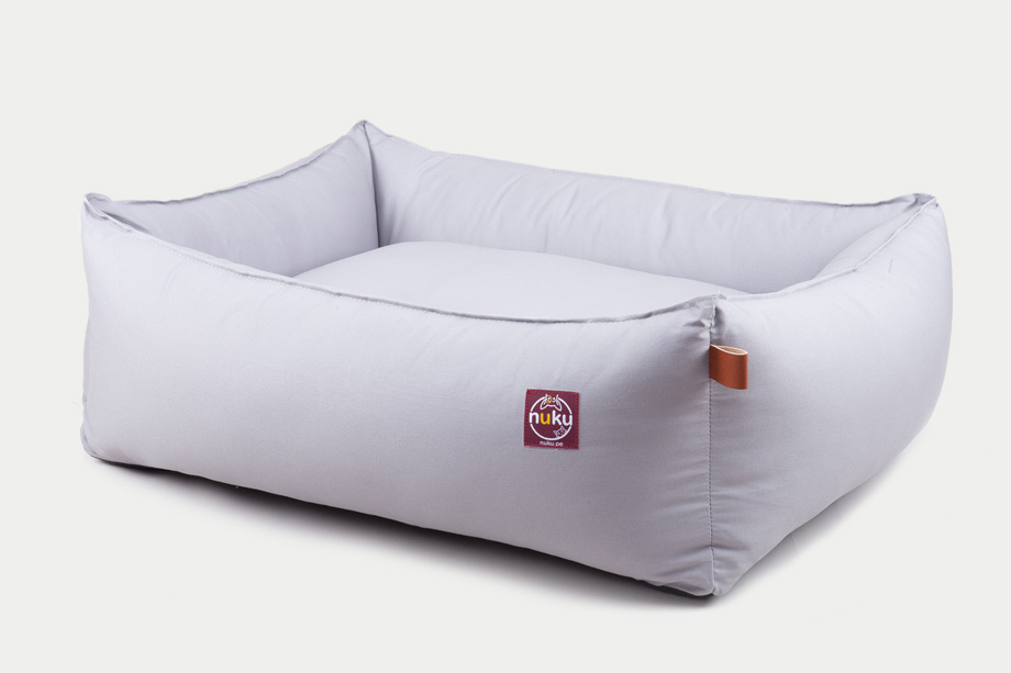 Cama para perro de 100% algodón Vincent gris - Imagen 2