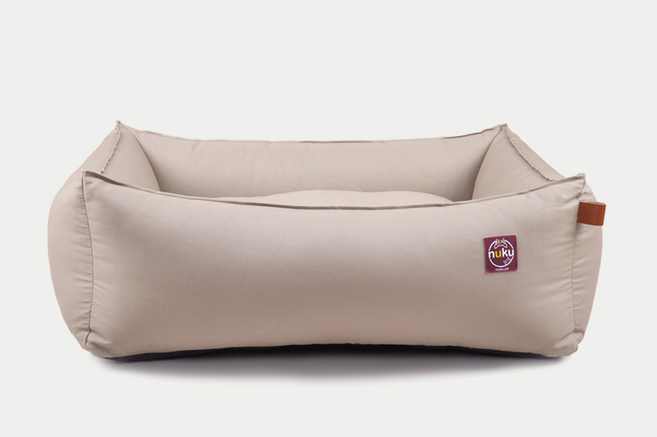 Cama para perro de 100% algodón Vincent Beige