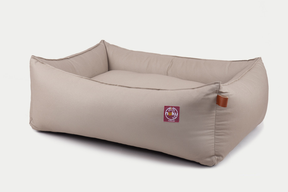 Cama para perro de 100% algodón Vincent Beige - Imagen 2